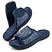 Produktbild RockDove Herren Verstellbarer Wickel-Memory-Schaum Slide Hausschuh, 44/45 EU, Marineblau