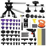 Super PDR Small Dent Puller, Car Dent Removal Kit, Automotive Paintless Dent Puller Kit for Dent Repair, Hail Damage Repair etc, PDR Tool Kit with Various Dent Removers