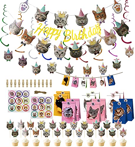 Decorazioni per feste di gatto, festone di