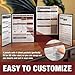 TIDYBOSS 4-Panel DM Screen | Customizable DND Dungeon Master Guide with Inserts for Dungeon Masters | D&D Starter Set | DND Starter kit d&d Accessories | DND Gifts | DND dm Supplies