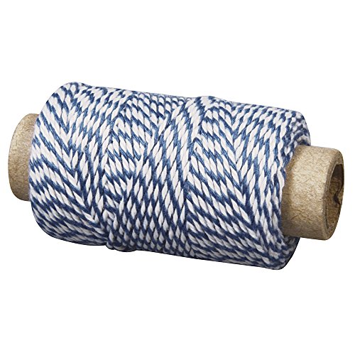 Rayher hilo de 1 mm de diámetro en rollo de aproximadamente 35 m color azul real miniatura 1
