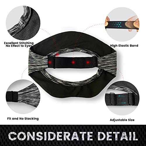 Sweat Guard For Oculus Quest 2, Vellaa Oculus/Meta Quest 2 Accessories Adjustable Vr Sweat Band Breathable Vr Mask For Beat Saber Workout Games(2Pcs) #TOP2