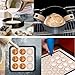 Silicone Baking Mat,Bread Baking Mats All-in-One Silicone Baking Mat Set - Kneading Mat,Non-Stick Pizza Bakeware Mat for Making Cookie,Bread,Bun,Pastry