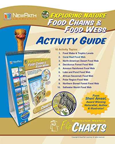 Image of NewPath Learning - 34-6305 10 Piece Food Chains /Food Webs Curriculum Mastery Flip Chart Set, Grade 5-10