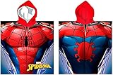Poncho toalla playa micro 55x110cm de spiderman (sp-h-poncho-25)