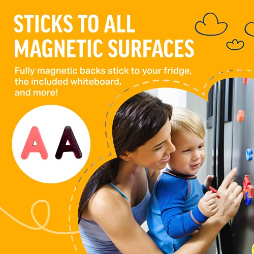 Inspired Thinkers Magnetic Letters - Alphabet Magnets For Kids, Fridge Magnets For Toddlers, Abc Magnets For Toddlers 1-3, Foam Letters, Magnetic Letters And Numbers For Toddlers, Letter Magnets #TOP5