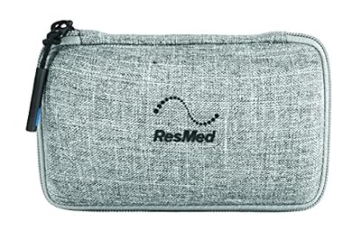 Resmed Airmini Hard Travel Case - Slim CPAP Travel Case with EVA Foam & Easy-to-Open Zip - Water-Resistant CPAP Accessory