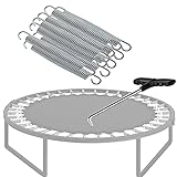 muelles cama elastica decathlon Alta resistencia y duradero: los muelles están hechos de acero galvanizado de alta calidad, antioxidante, irrompible, resistente a desgarros, excelente elasticidad y durabilidad.