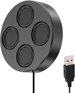 Generico Magnetisk högtalare, USB-kabelansluten med hög volym och bas | Djup, kompakta högtalare för datorer, för resor hem fester klassrum bokhylla spel