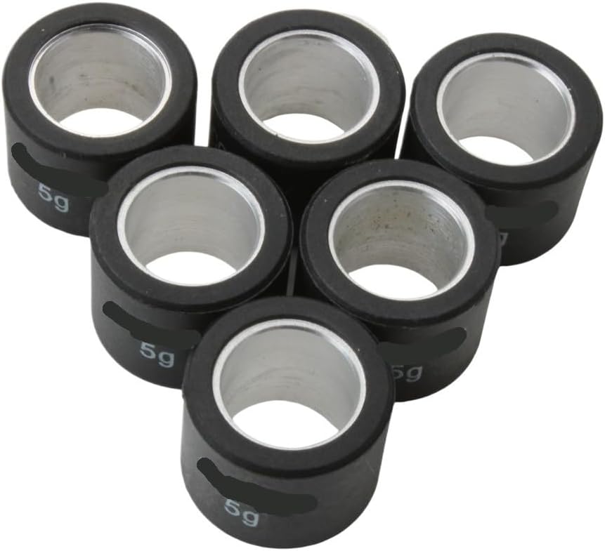 Motorcycle 6pc Scooter Variator Racing Roller Weights 5g-8g 19x15.5mm Fit For Eu2 50 Gp1 50cc CM1102025 CM1102045(6G)