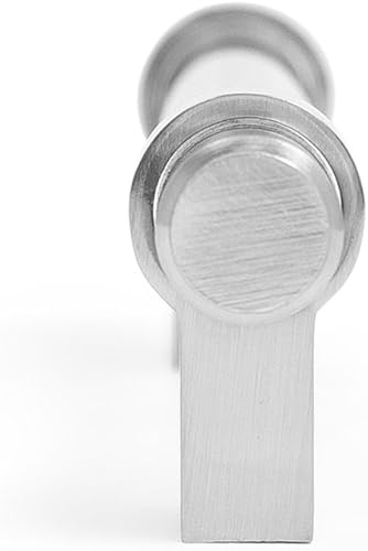 Miniatura 5 de BIRDROCK HOME Mango contemporáneo, níquel cepillado, paquete de 25 unidades, armario de cocina de 5 pulgadas, herrajes para gabinetes, cajones,