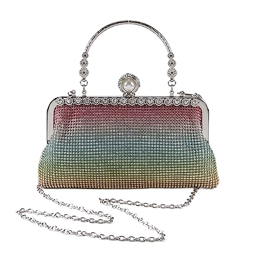 Sac à bandoulière femme soirée banquet et sac à main à strass fête