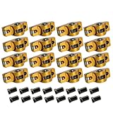 Woosphy Aluminum Full Rockers Arms Set 1.6 Ratio 3/8 Inch Stud Replacement for Chevy SBC 302 327 350 400
