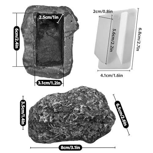 Hide a Key Fake Rock, Stone with Secret Compartment - Image 4