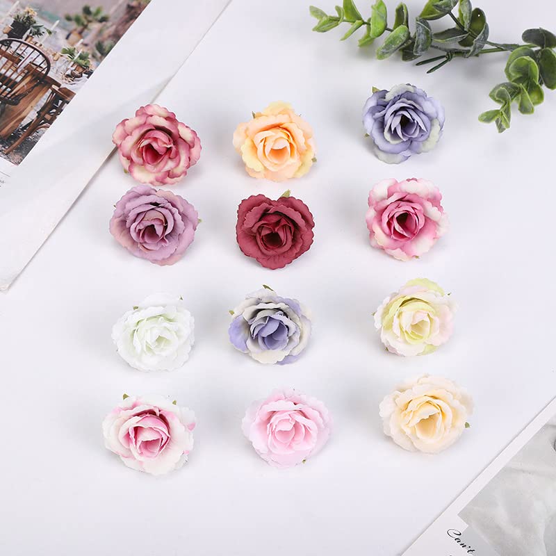 Künstliche Seidenblumen-Köpfe Großpackung – Rosen, Gänseblümchen, Mini-Blumen – Für Hochzeit, Deko & Basteln