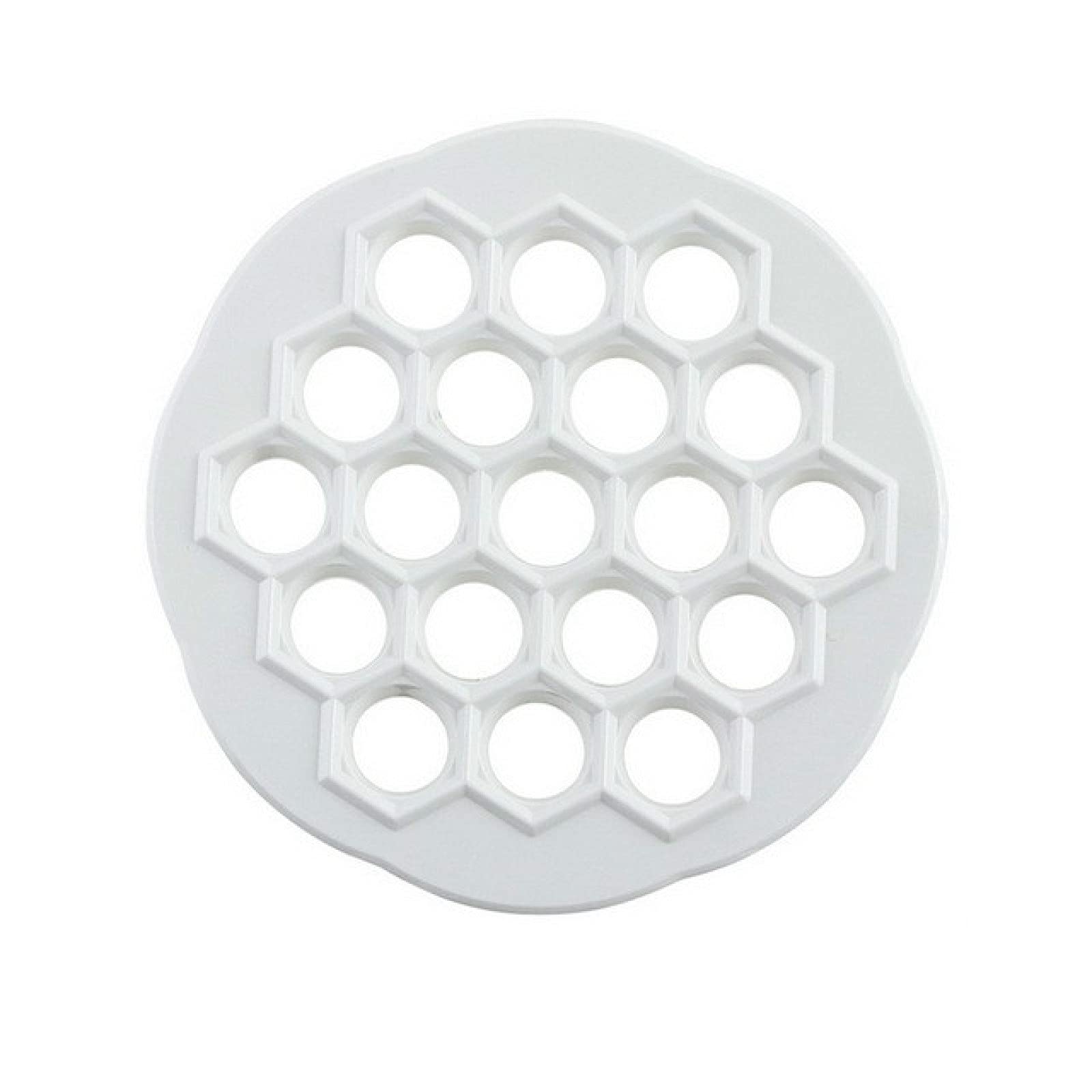 Prensa para hacer albóndigas, 37 agujeros, prensa de masa de cocina para raviolis, pasta y albóndigas, molde con forma de pasta, fácil de usar y limpiar