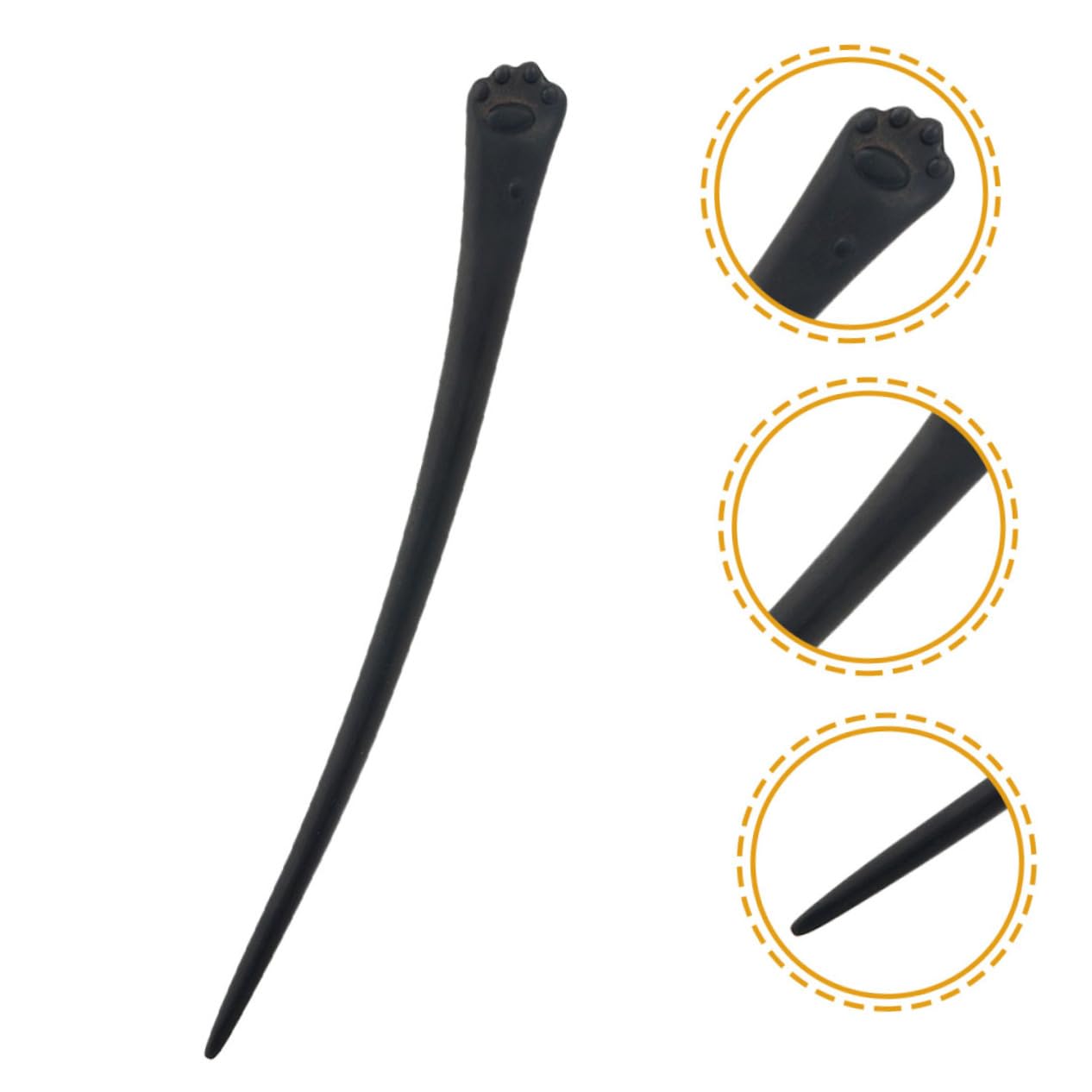 MAGICLULU 5piezas Horquilla De Madera Retro Diseño De De Gato Para Peinados De Mujeres y Niñas Accesorio De Cabello Para Fiestas Elegantes