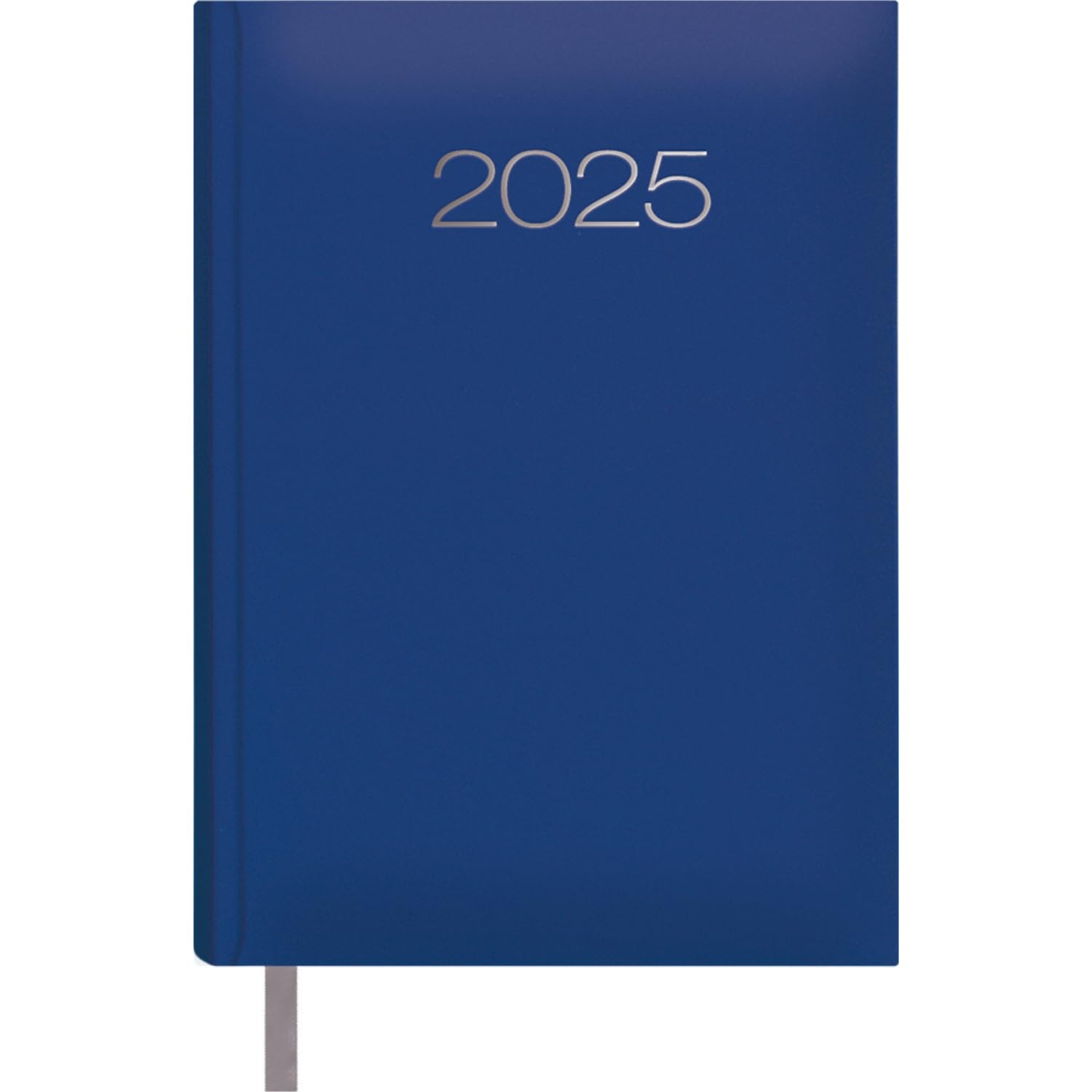 Dohe - 2025 Diary in Portuguese - Day per Page, A5 Size (14x20 cm), 12 Months January to December, Hardcover, Annual Planner, Office Supplies - ESTORIL Blue