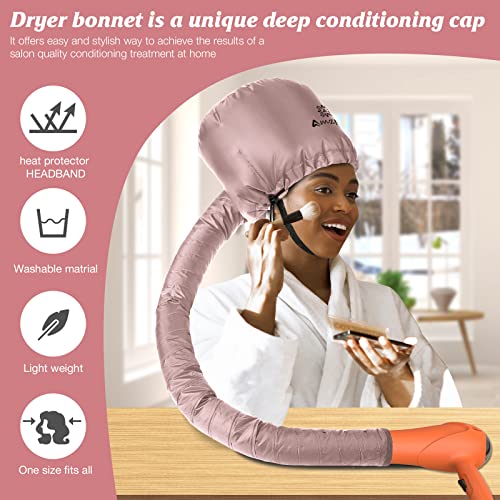 Amzpic Acessório para Secador de Cabelo com Capuz de Capô - Secador de Cabelo com Capô Extra Grande