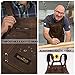16oz Waxed Canvas Work Apron with Tape Holder - Fully Adjustable, Tough Protection for Men
