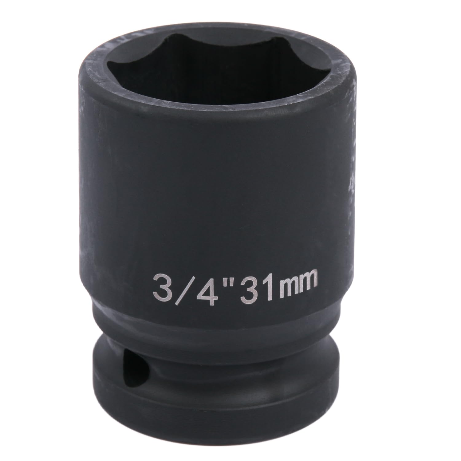 Uxney 3/4" Drive 31mm Impact Socket，6-Point Chrome Molybdenum Steel, for Heavy-Duty Truck and Automotive Repair, Metric — image 1