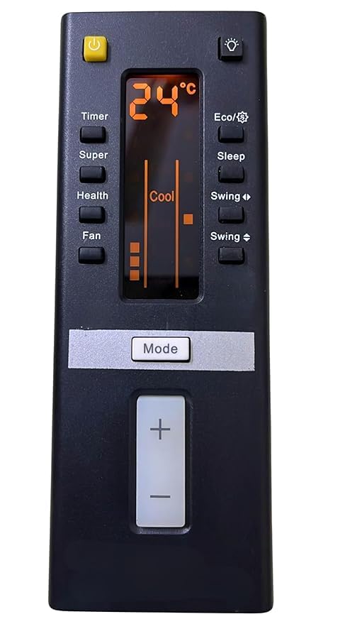 Compatible IFB AC Remote Control, Black, Compatible with IFB Air Conditioners, LCD Display with Multiple Modes Ac Remote Control Compatible for IFB Ac - Black (Match with Old Remote)-picture-31