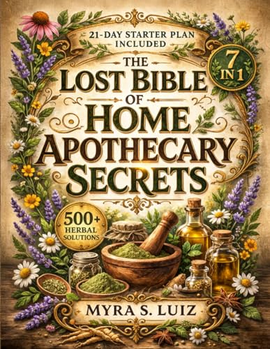 The Lost Bible of Home Apothecary Secrets: The Master Compendium of 500+ Herbal Remedies for Natural Self-Healing | A Time-tested Holistic Approach to Treat Your Body the Way Nature Intended