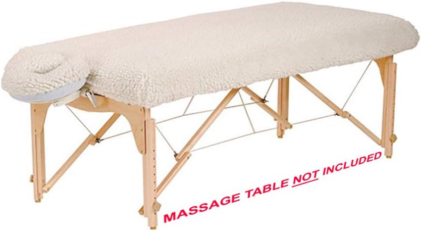 Royal Massage Deluxe Universal Fleece Pad Sheet Set (Face Cover and Sheet) - Professional Grade Thick Padded Massage Table Cover