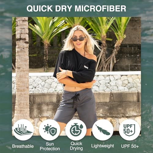 Kanu Surf Women's Marina UPF 50+ Active Swim Board Short (Reg & Plus Sizes)2