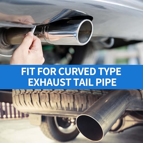 VekAuto Curved Slant Exhaust Tip, 1.2