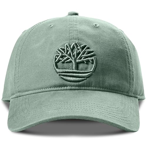 Image of Timberland Soundview Men's Baseball Cap - Cotton Canvas, Adjustable, Lightweight & Stylish Hat for Outdoor Activities