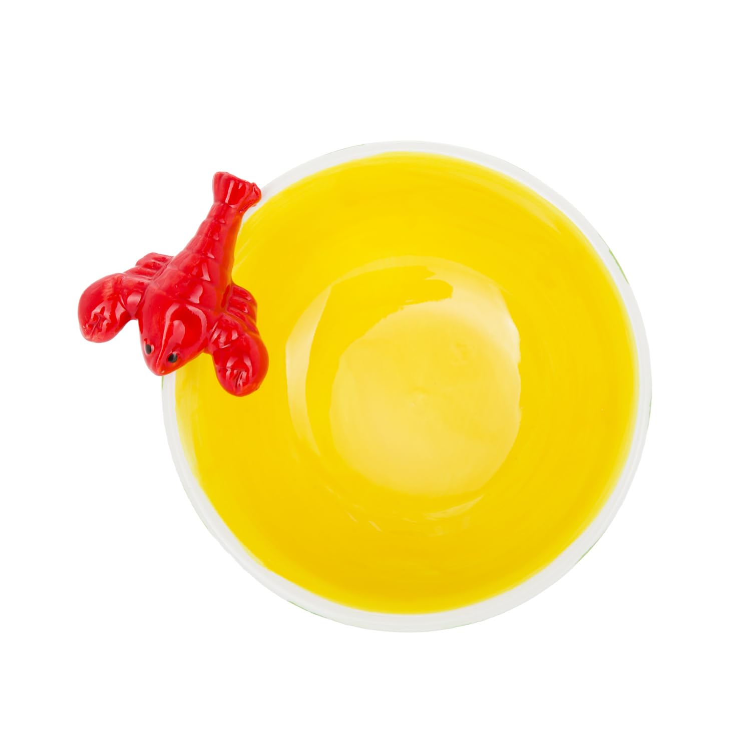 KASANOVA Schale 14 cm Hummer Keramik grün