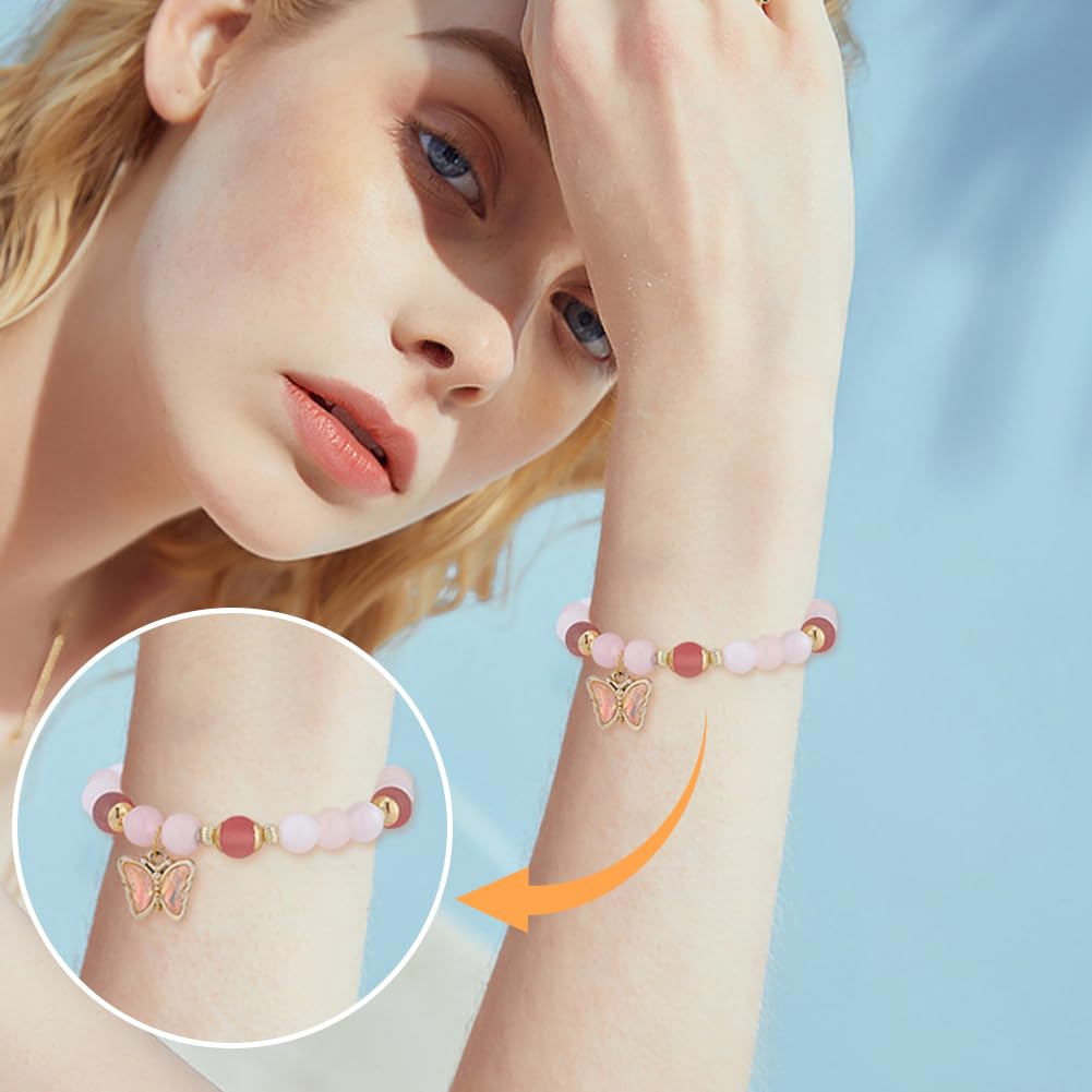 Beebeecraft 200 Pezzo 6/8 Tappi A Sfera in Acciaio Inossidabile da 304mm Tappi Distanziatori A Mezza Sfera Placcati in Oro 18K per Bracciali Collane Orecchini e Altri Gioielli.