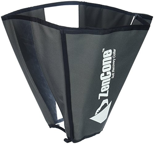 Image of ZenPet Recovery Cone E-Collar for Dogs & Cats - Soft, Comfortable, Safe & Stress-Free Healing After Surgery, Adjustable Design, Secure Custom Fit (X-Large)