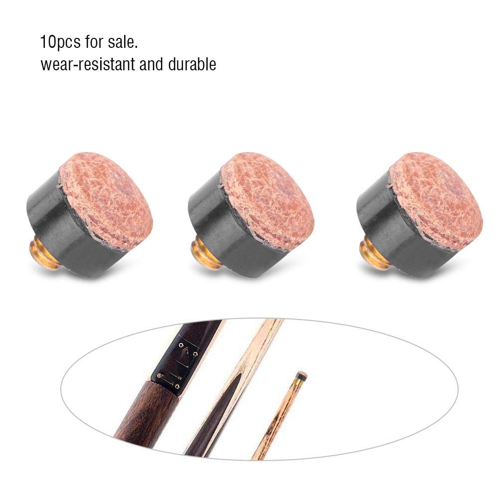 10 Stück Billard Queue Tipps 11mm - Weiche Ersatzspitzen Für Billard Queue