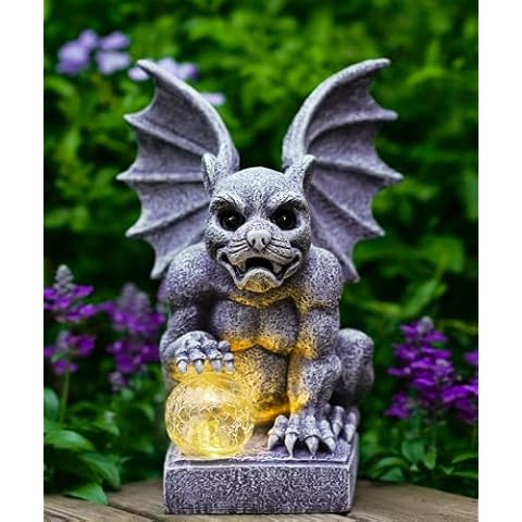 Nacome Solar Gothic Gargoyle Garden Statue Cover