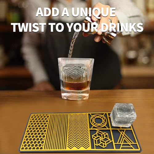 Molde moderno para cubos de hielo con sello miniatura 2