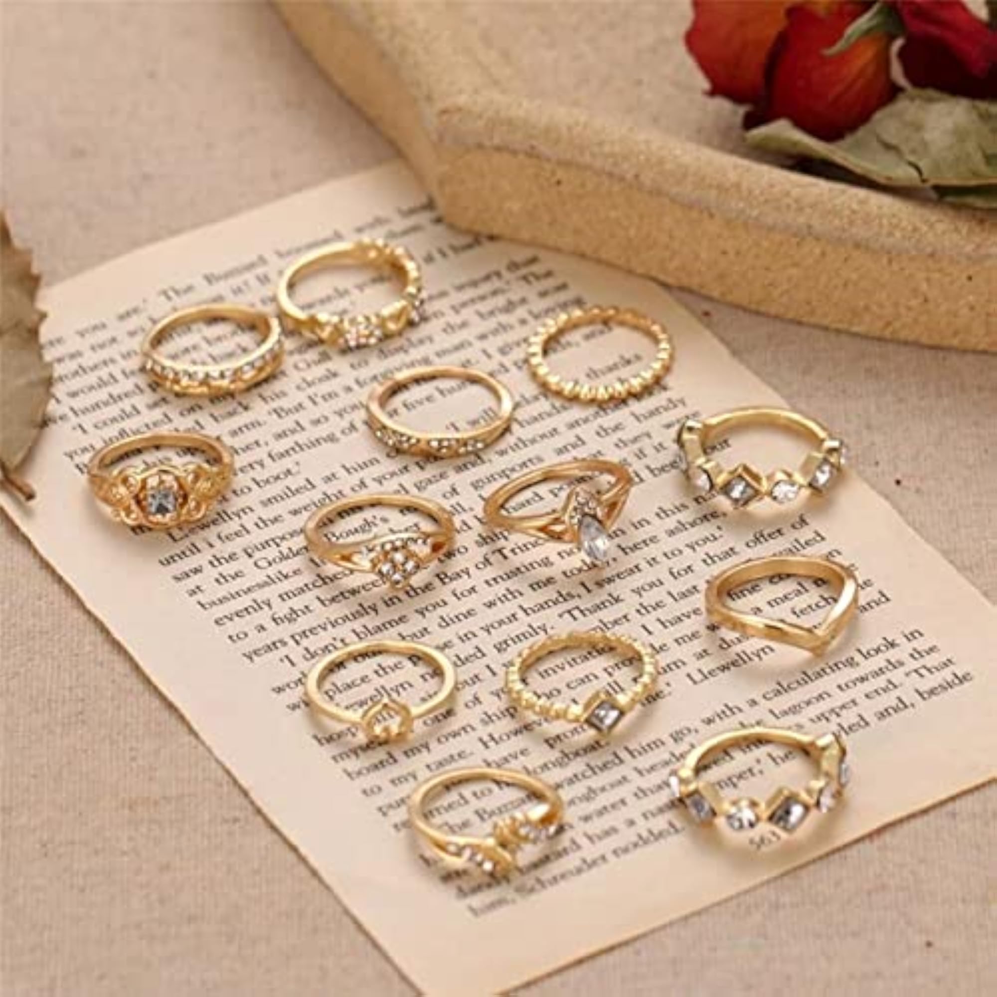 Contemporary Stackable Rings Set - Jewellery