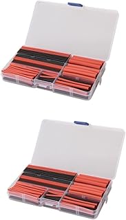 SOLUSTRE 300 pcs Heat Shrink tubing Heat Shrink tubing kit Heat shrinkable tubing Boxed Heat Shrink Tube Suite Heat Shrink tubing