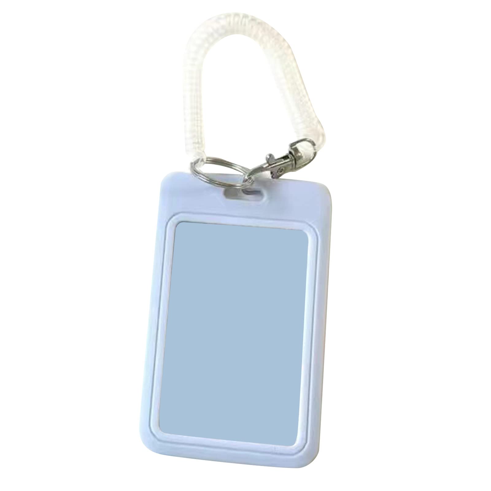 LARUISEE & Waterproof Photocard Holders Keychain ID Badge Holder Bus Card Student School Supplies ID Credit Card Hold Card Holder