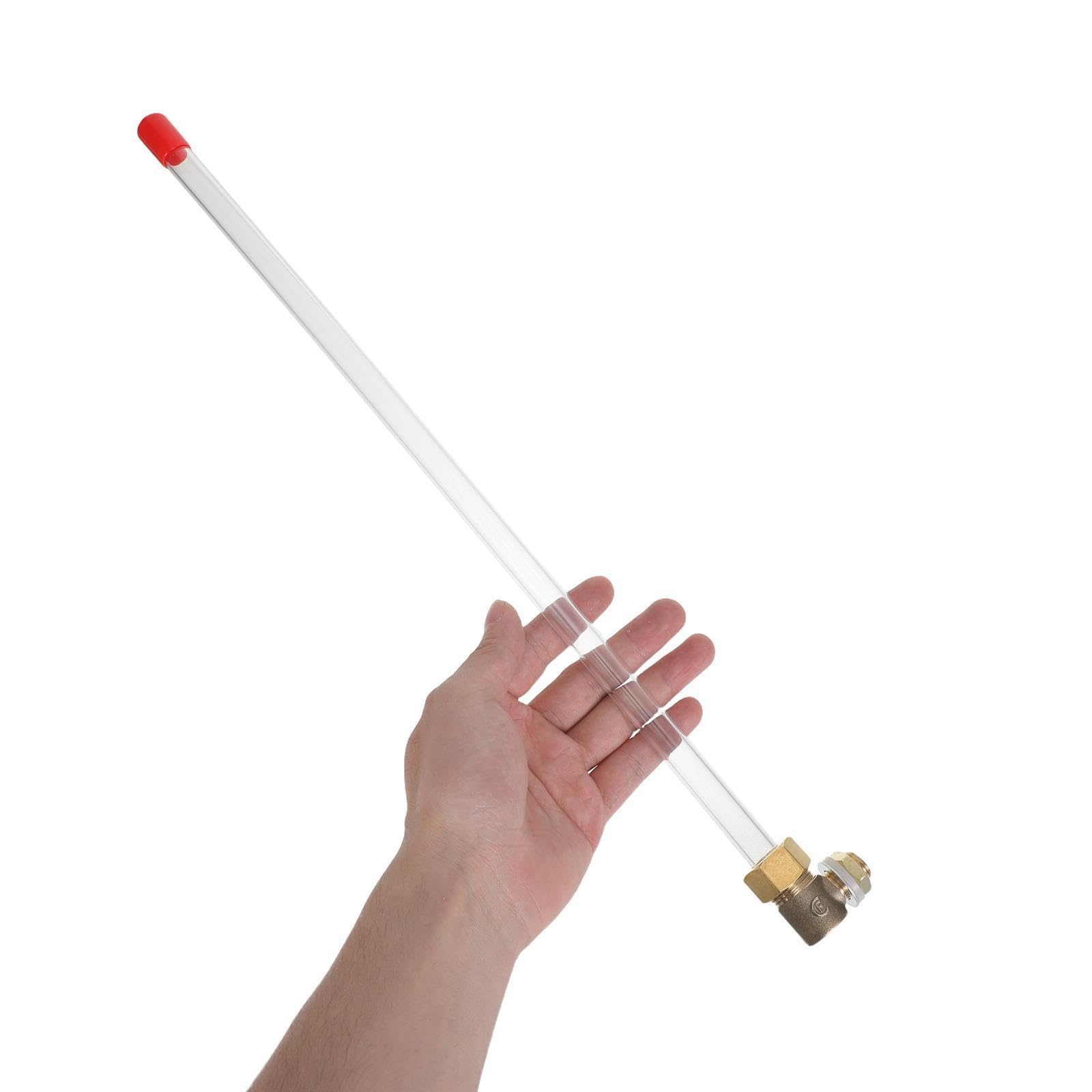 ULTECHNOVO Indicateur de Niveau à Eau Industriel Liquide en Plastique Installation Simple Liquide en Plastique et Structure en L pour Réservoir de Piscine Incendie et Ferme