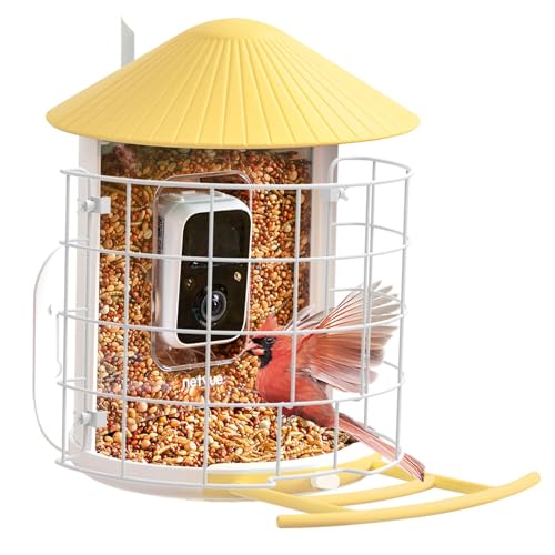 NETVUE by Birdfy Smart Bird Feeder with Camera & Shield