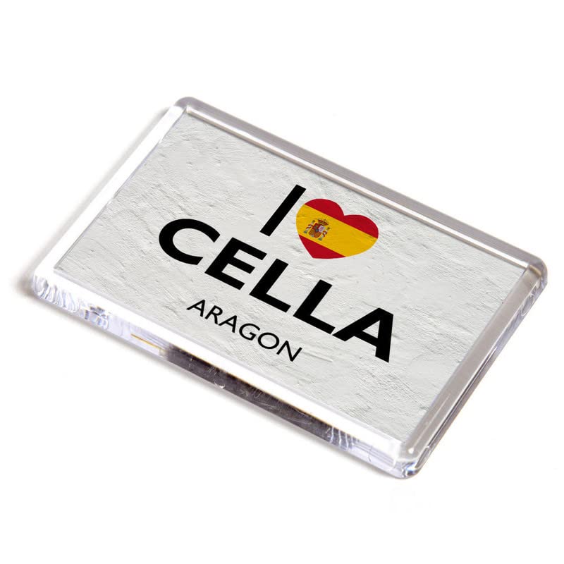 FRIDGE MAGNET - I Love Cella, Aragon - Spain
