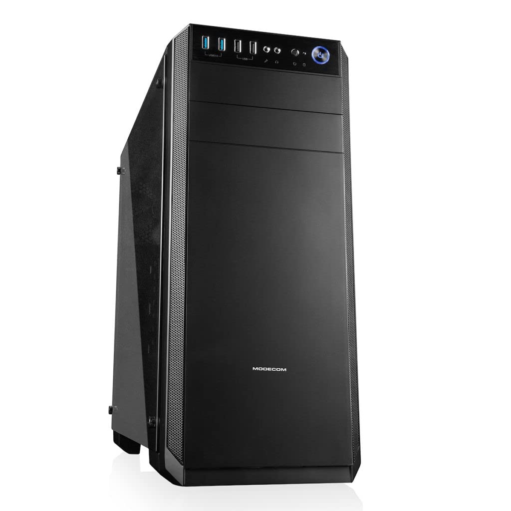 MODECOM OBERON PRO GLASS PC Case USB 3.0 Black W/O PSU