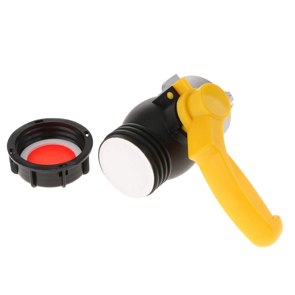 2 zestaw IBC Tote adapter odpływowy zbiornika wąż ogrodowy kulka wartość 62 mm do 5 cm