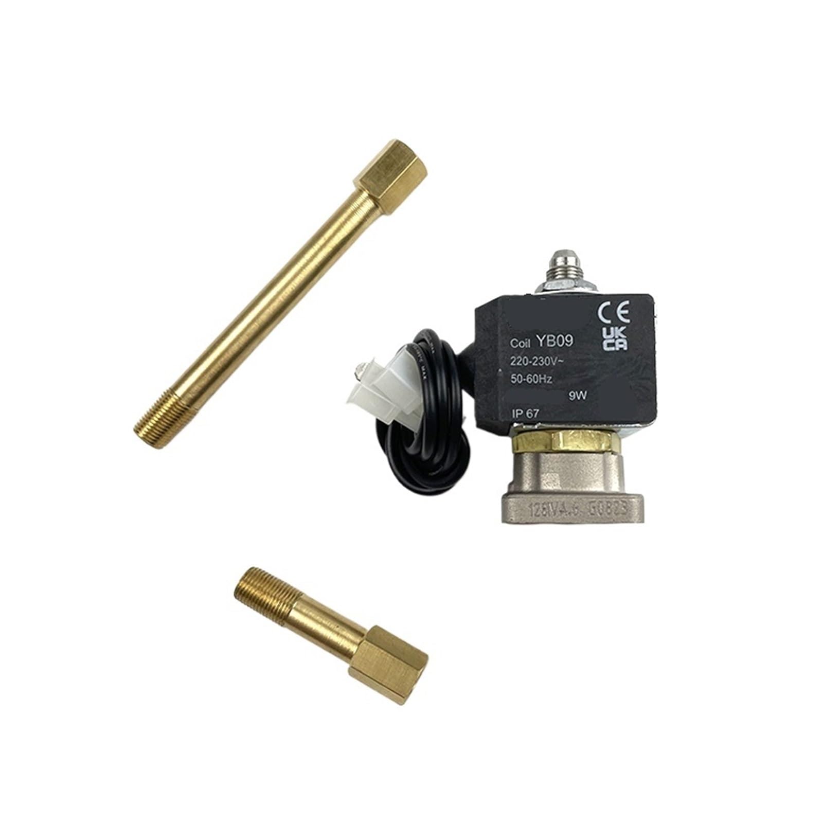 Válvula Solenoide For Cafetera, Compatible Con EXPOBAR, Válvula Solenoide For Cabezal De Elaboración De Cafetera Semiautomática(1set length)