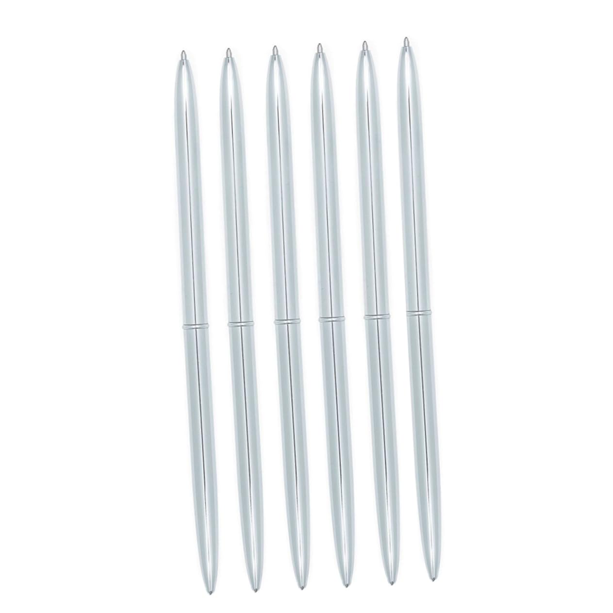 LALAFINA 12pezzi Penna Sfera Metallo Design Leggero e Elegante Inchiostro Blu Per Scuola e Ufficio Ricaricabile e Resistente Perfetta Per Uso Quotidiano