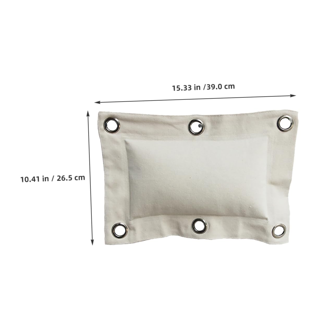BESPORTBLE Sacco da Boxe da Muro 2pezzi in Tela Beige Superficie Imbottita e Tre Sezioni, Attrezzatura Versatile per Kickboxing e Boxe per Principianti e Atleti Esperti