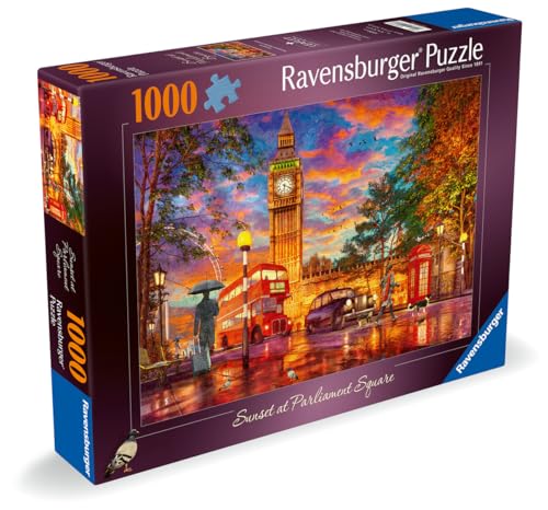 Puzzle 1000 pièces : Parliament Square Londres Ravensburger France - vue 3