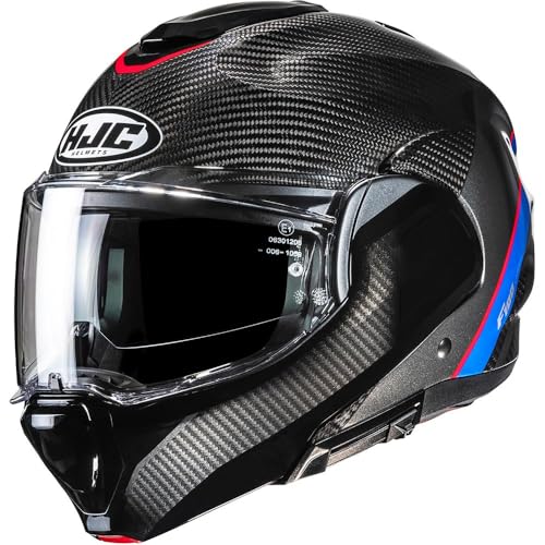 Casque HJC F100 Carbon Stan MC21 modulable haut de gamme XS